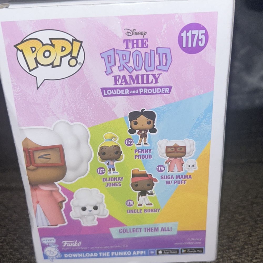 FUNKO POP - DISNEY- The Proud Family: Suga Momma w/ Puff NIB - Picture 4 of 4